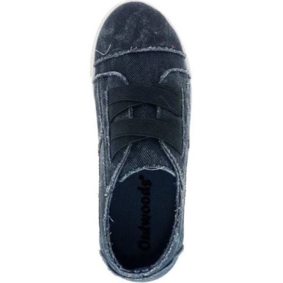 FINAL PRICE NIB Blue Outwoods Slip On Sneakers - Picture 2 of 7